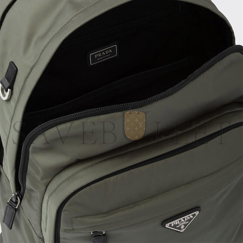 PRADA RE-NYLON AND SAFFIANO LEATHER BACKPACK 2VZ048 (43.5*31*20cm)